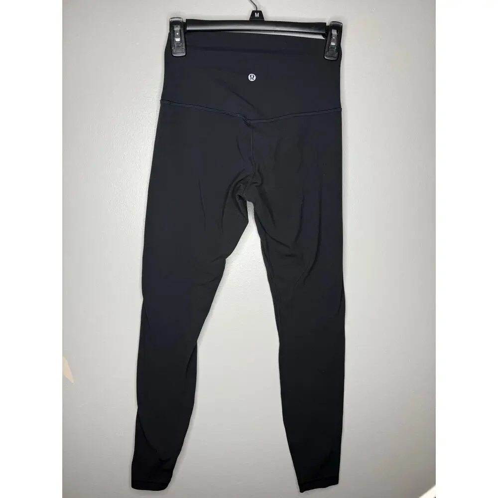 Lululemon Align Black High-Rise Leggings Size 6 Buttery Activewear Leggings